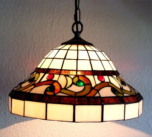 Deckenleuchte im Tiffany Stil C22