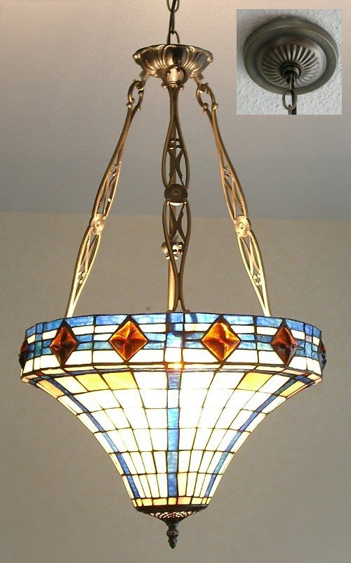 Deckenleuchte im Tiffany Stil D29