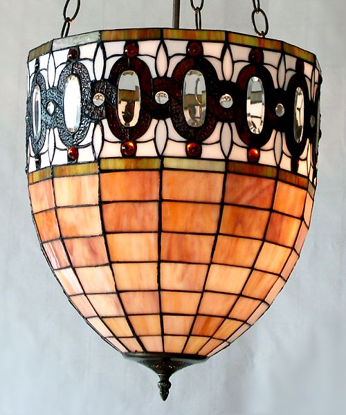 Deckenleuchte im Tiffany Stil D44
