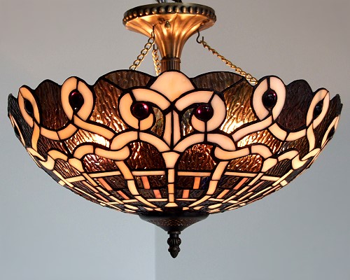 Deckenleuchte im Tiffany Stil D72