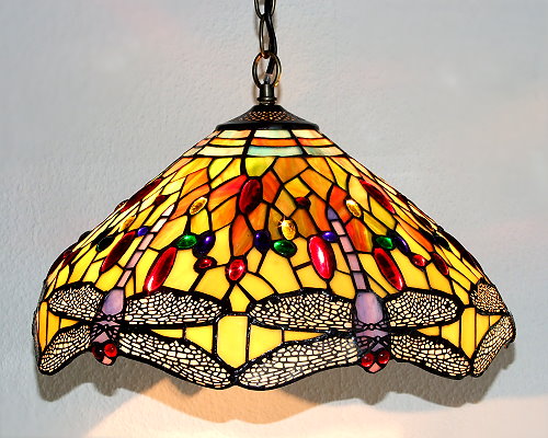 Deckenleuchte im Tiffany Stil D87