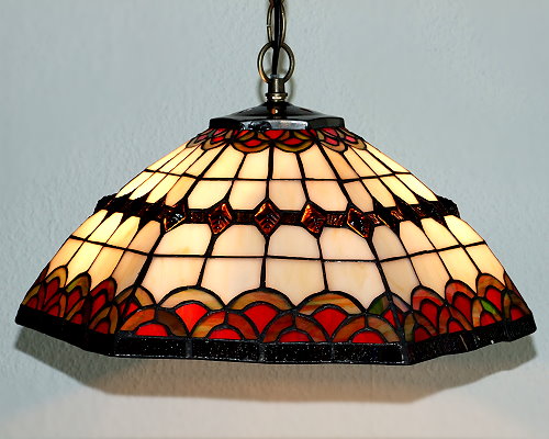 Deckenleuchte im Tiffany Stil D88
