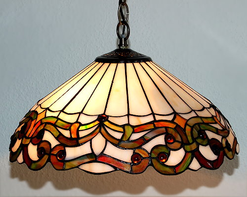 Deckenleuchte im Tiffany Stil D90