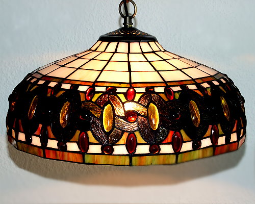 Deckenleuchte im Tiffany Stil D91