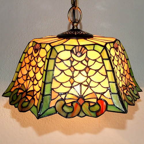 Deckenleuchte im Tiffany Stil F73