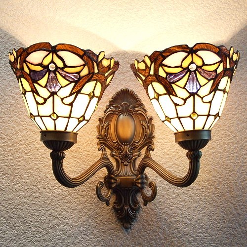 Wandlampe im Tiffany Stil J14