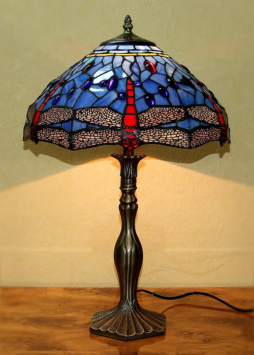 Tischleuchte im Tiffany Stil P55