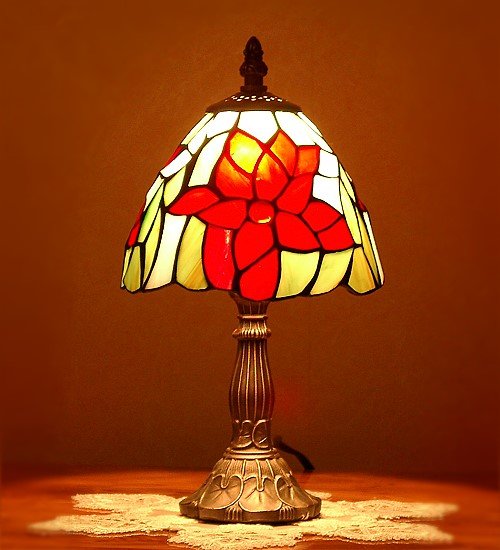 Tischleuchte im Tiffany Stil T97