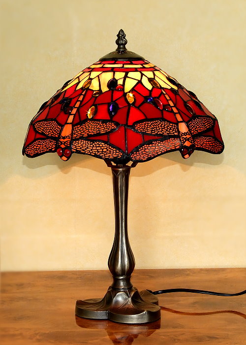 Tischleuchte im Tiffany Stil V19