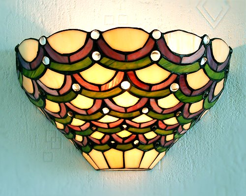 Wandlampe im Tiffany Stil W32