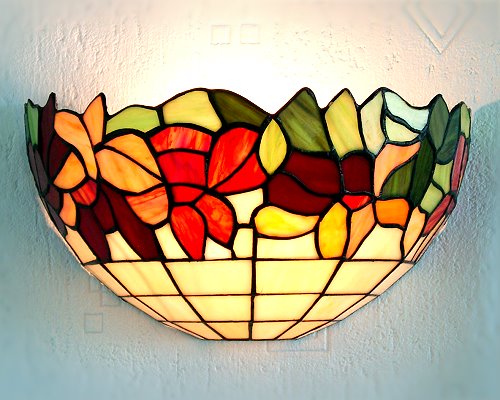 Wandlampe im Tiffany Stil W34*