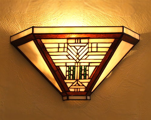 Wandlampe im Tiffany Stil W36_