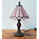 Tiffany Tischleuchte im Tiffany Stil Rosa m01