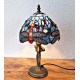 Tiffany Tischleuchte blau im Tiffany Stil Dragonfly m15