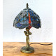 Tiffany Tischleuchte blau im Tiffany Stil Dragonfly m15