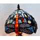 Tiffany Tischleuchte blau im Tiffany Stil Dragonfly m15