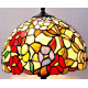 Tiffany Tischleuchte im Tiffany Stil mit Blumen m30