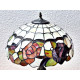 Tiffany Tischleuchte im Tiffany Stil mit Blumen m43