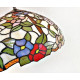 Tiffany Deckenleuchte mit Blumen im Tiffany Stil  F425
