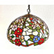 Tiffany Deckenleuchte mit Blumen im Tiffany Stil  F425