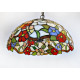 Tiffany Deckenleuchte mit Blumen im Tiffany Stil  F425