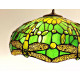 Tiffany Deckenleuchte Dragonfly grün im Tiffany Stil F422