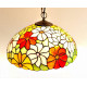 Tiffany Deckenleuchte im Tiffany Stil mit Blumen F419