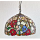 Tiffany Deckenleuchte im Tiffany Stil mit Blumen F435