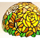 Tiffany Deckenleuchte mit Blumen im Tiffany Stil F439