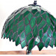 Tiffany Tischlampe Tischleuchte 30 cm grün im Tiffany Stil a216