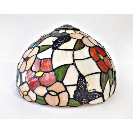 Tiffany Lampenschirm im Tiffany Stil Blumen S30-104