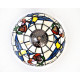 Tiffany Lampenschirm im Tiffany Stil Blumen S30-105