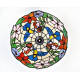 Tiffany Lampenschirm im Tiffany Stil Blumen S30-105