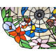 Tiffany Lampenschirm im Tiffany Stil Blumen S30-105