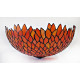 Tiffany Lampenschirm im Tiffany Stil orange S40-403