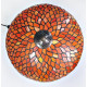 Tiffany Tischleuchte orange im Tiffany Stil Tischlampe m101