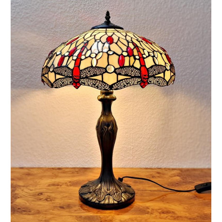 Tiffany Tischleuchte im Tiffany Stil Dragonfly m102
