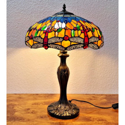 Tiffany Tischleuchte Dragonfly im Tiffany Stil m104
