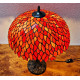 Tiffany Tischleuchte im Tiffany Stil Tischlampe orange m105
