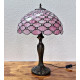 Tiffany Tischleuchte rosa im Tiffany Stil m106