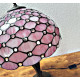 Tiffany Tischleuchte rosa im Tiffany Stil m106