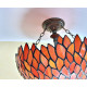 Tiffany Deckenleuchte im Tiffany Stil orange dt290
