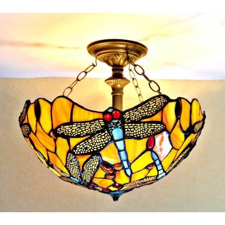 Tiffany Deckenleuchte im Tiffany Stil Dragonfly DT295