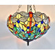 Tiffany Deckenleuchte im Tiffany Stil Deckenlampe Dragonfly B66