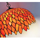 Tiffany Deckenleuchte orange im Tiffany Stil Ø 40 cm F451
