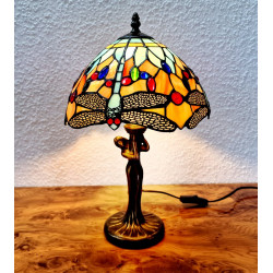 Tiffany Tischleuchte Dragonfly im Tiffany Stil M123