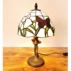 Tiffany Tischleuchte im Tiffany Stil Schmetterling m161
