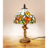 Tiffany Tischleuchte im Tiffany Stil Blumen m162