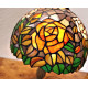 Tiffany Tischleuchte im Tiffany Stil Blumen Rosen m215