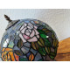 Tiffany Tischleuchte im Tiffany Stil Blumen Rosen m215